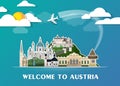 Austria travel background Landmark Global Travel And Journey Inf