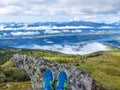 Austria - Valley view with the shoes