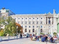 Austria Vienna city Hofburg imperial palace along Rhine river and Danube river