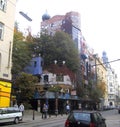 Austria Vienna Hundertwasser House Hundertwasserhaus Friedensreich Hundertwasser Apartment Colorful Mosaic Architecture Design