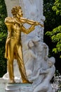 Austria, vienna, johann strauss monument Royalty Free Stock Photo