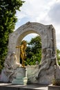 Austria, vienna, johann strauss monument Royalty Free Stock Photo