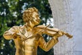 Austria, vienna, johann strauss monument Royalty Free Stock Photo