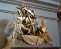 Cherub statues in Interior of Karlskirche Vienna, Austria