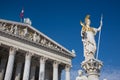 Austria, Vienna, Parliament, Royalty Free Stock Photo