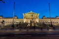 Austria, vienna, parliament Royalty Free Stock Photo