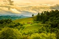 Austria vineyards landscape. Leibnitz area in south Styria, wine country Royalty Free Stock Photo