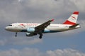 Austrian Airlines Airbus A319-100 Royalty Free Stock Photo