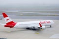 Austrian Airlines plane Royalty Free Stock Photo