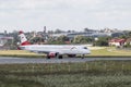 Austrian Airlines plane at Lviv Danylo Halytskyi International Airport