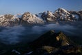 Austrian Alps, Grossglockner at sunrise Royalty Free Stock Photo
