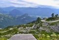 Austrian Alps - hang glider starting ramp Royalty Free Stock Photo