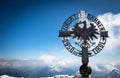 Austrian border and top of Germany Royalty Free Stock Photo