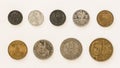 Austrian Coins 1-2-5-10-20-50 Groschen/Schilling