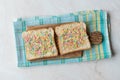Austrian Fairy Bread with Sprinkles and Butter