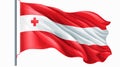 Austrian Flag Royalty Free Stock Photo