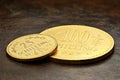 Austrian gold coins Royalty Free Stock Photo