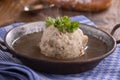 austrian ham dumpling soup Royalty Free Stock Photo