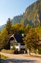 Austrian house in mountain village