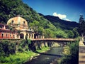 Austrian Imperial Baths from Baile Herculane - vintage style