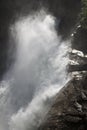 Austrian Krimml Falls, High Tauern National Park Royalty Free Stock Photo