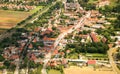 Austrian landscape seen from a plane Royalty Free Stock Photo