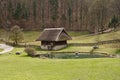 The Austrian Open-Air museum Stuebing near Graz: Barn and byre f