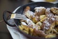 Austrian original and traditional Kaiserschmarren Royalty Free Stock Photo