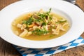 austrian pancake soup Royalty Free Stock Photo