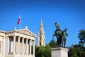 Austrian Parliament Building, Vienna, Austria Royalty Free Stock Photo