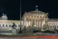 Austrian Parliament Building, Vienna, Austria Royalty Free Stock Photo