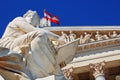 Austrian parliament, Vienna Royalty Free Stock Photo