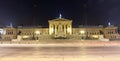 Austrian Parliament in Vienna at night Royalty Free Stock Photo