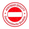Austrian quality sign or stamp