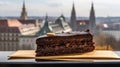 Austrian Sachertorte Overlooking Vienna