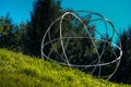 Austrian Sculptures Park - SphÃÂ¤re 315 Royalty Free Stock Photo