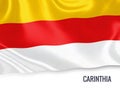 Austrian state Carinthia flag.