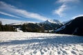 An Austrian Winter Scene Royalty Free Stock Photo