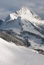 Austrian Winter Scene Royalty Free Stock Photo