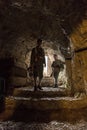 Austro-Hungarian soldiers of the World War one in the cavern