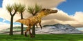 Austroraptor Dinosaur Landscape