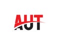 AUT Letter Initial Logo Design Vector Illustration