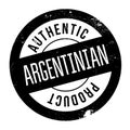 Authentic argentinian product stamp