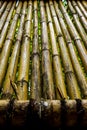 Authentic bamboo in house indonesia Royalty Free Stock Photo