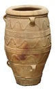Ancient Minoan amphora vase Royalty Free Stock Photo