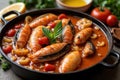 Authentic Cacciucco Seafood Stew Royalty Free Stock Photo