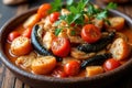 Seafood Stew - A Taste of the Mediterranean Royalty Free Stock Photo
