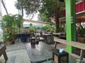 Authentic cafe on one of the quiet streets of Pattaya.