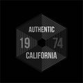 Authentic 1974 california simple vintage fashion