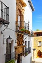 Authentic Catalan cozy streets in cities of Spain.